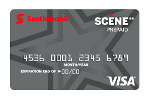 Scotiabank SCENE Prepaid Reloadable Visa